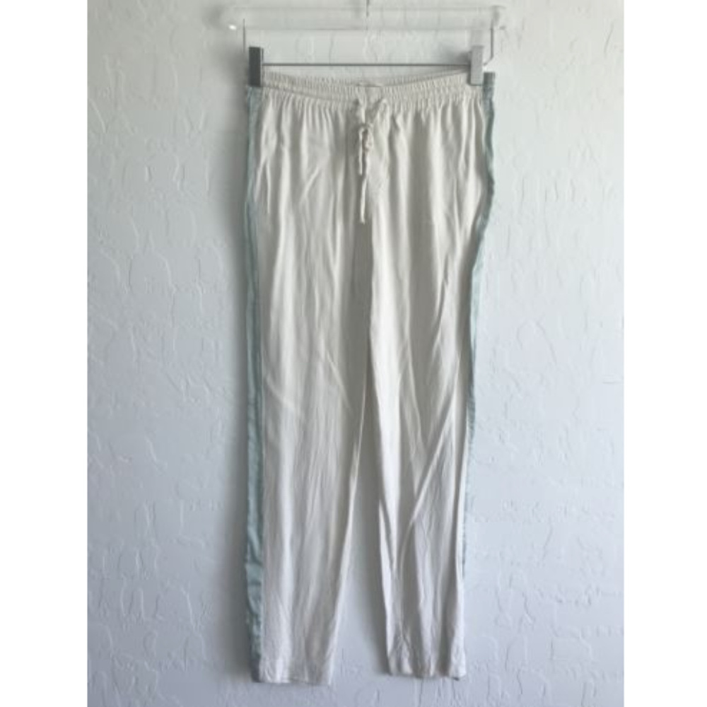 Rebecca Taylor | Cream + Green Pants